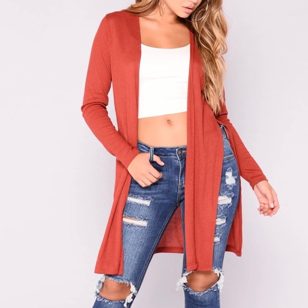 Rust Cardigan